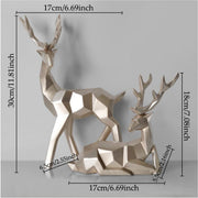 Deers Sculpture Resin