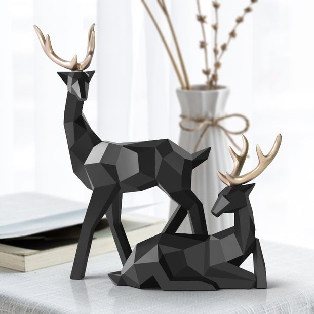 Deers Sculpture Resin