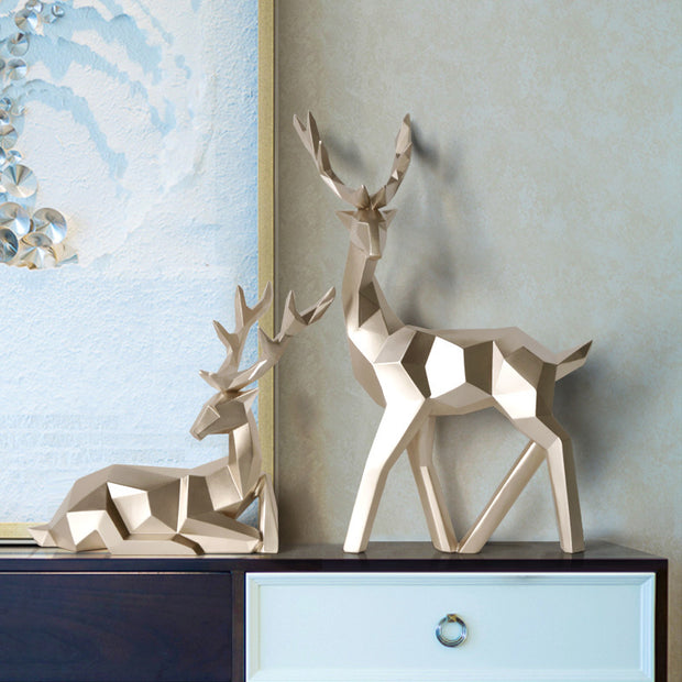 Deers Sculpture Resin