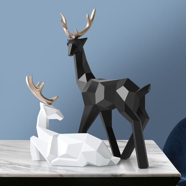 Deers Sculpture Resin