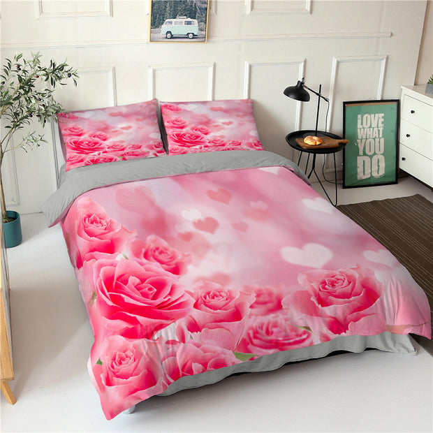 Rose Flower Series Three-piece